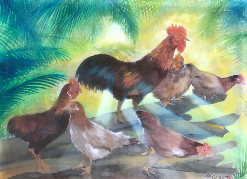 Nắng trong vườn