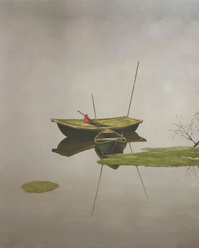 Buổi sáng ven sông