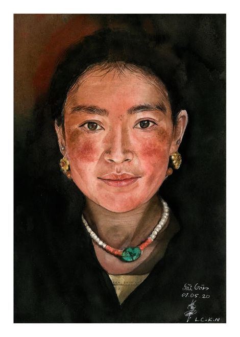 Nữ dân tộc Tạng