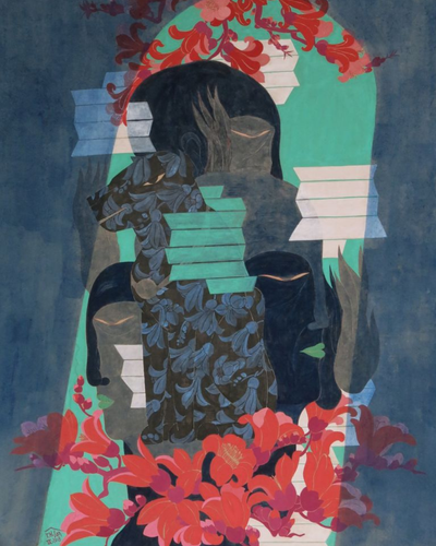 Nghiêng - Hoa tháng Ba