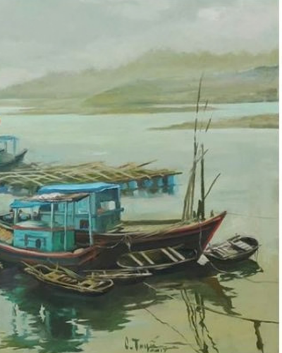 Thuyền trên sông 2