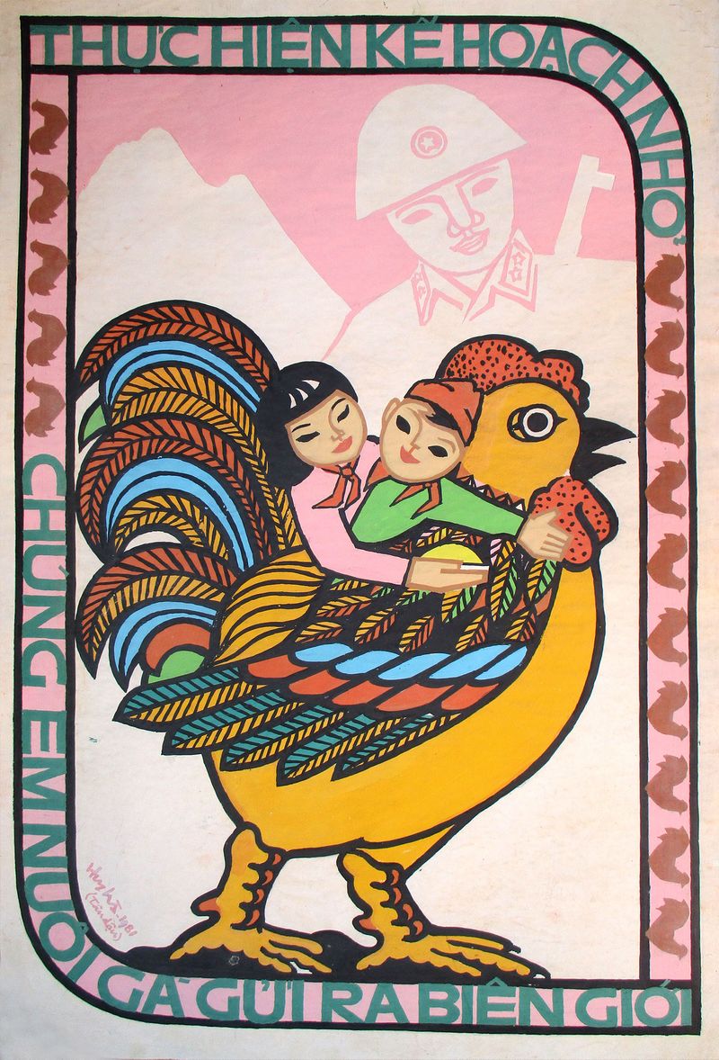 We raise chickens sent to the border