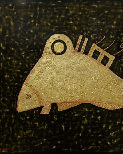 Cá đùa dưới trăng I