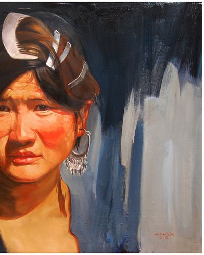 Chân dung thiếu nữ dân tộc H'Mông (Sold)