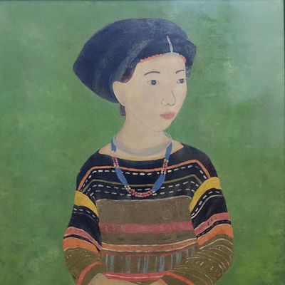 Thiếu nữ dân tộc Chăm Ba Na