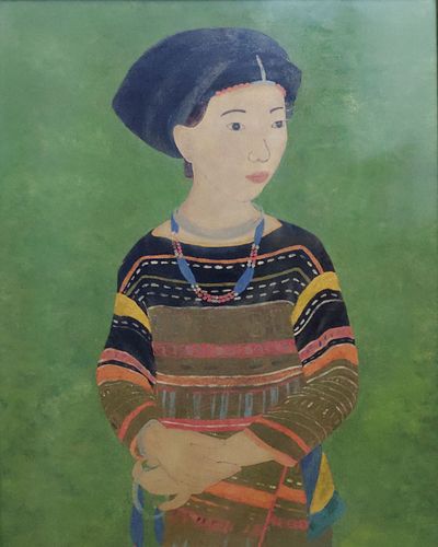 Thiếu nữ dân tộc Chăm Ba Na