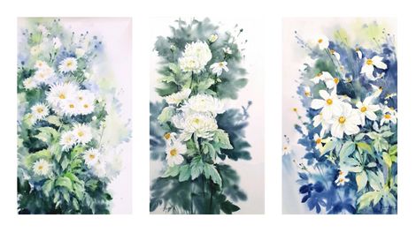 Sự phối hợp giữa cúc họa mi và hoa xuyến chi tạo ra một bức tranh hoa đầy màu sắc và hương thơm. Bấm vào ảnh để thấy được sự tinh tế và sự hoàn hảo trong sự kết hợp này.