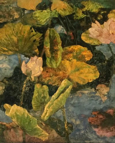 Soi bóng sen Hồ Tây