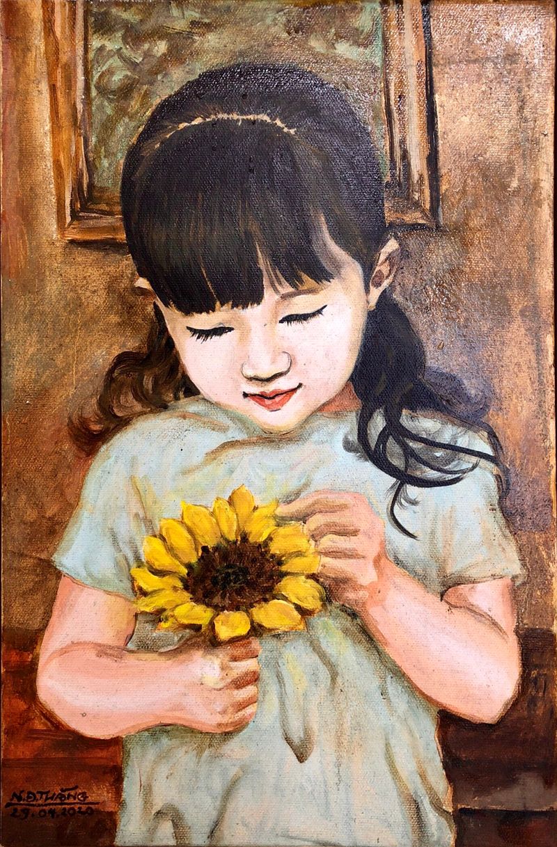 Hoa hướng dương vẽ chân dung em bé là một ý tưởng tuyệt vời để tạo ra những bức tranh gợi cảm hứng. Với một chút sáng tạo, bạn có thể biến một trang giấy trống thành một bức tranh tuyệt đẹp về chân dung em bé cùng hoa hướng dương. Đó là một món quà ý nghĩa mà bạn có thể tặng cho những người thân yêu của mình.