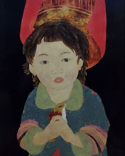 Em bé & chiếc lồng chim